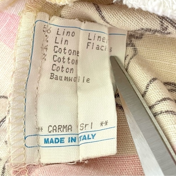 JC de Castelbajac Vintage 90’s Linen Cotton High Waist Pant Tiny Toon Babs Bunny - Picture 15 of 16